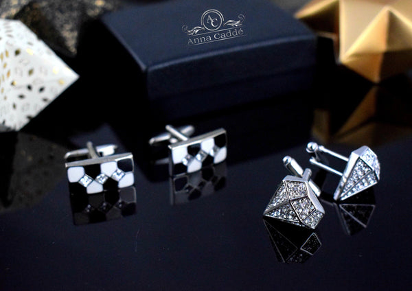 manchetknapper i moderne design.